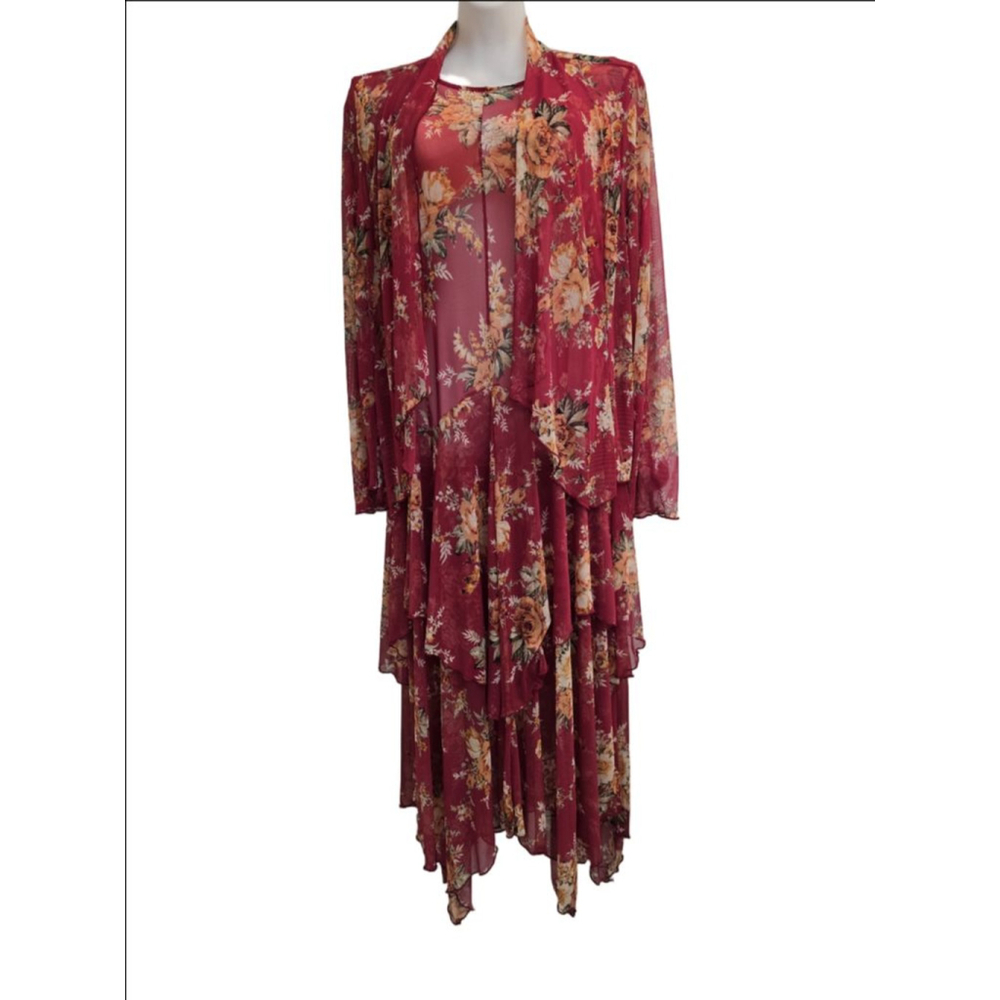 Semi-Sheer Dress & Matching Jacket - Very Stylish!!